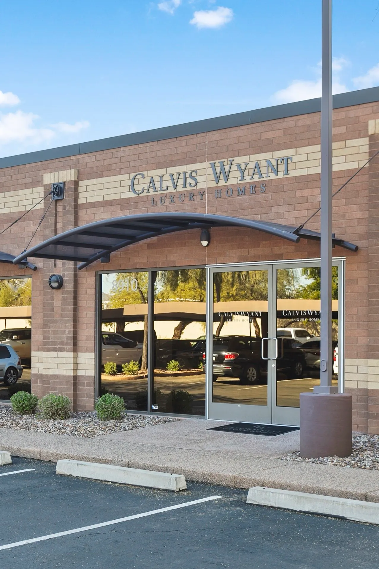 Calvis Wyant Luxury Homes front office.